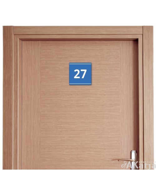 Tabliczka na drzwi „Numer pomieszczenia” – do przychodni (naklejka lub tabliczka PCV)