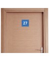 Tabliczka na drzwi „Numer pomieszczenia” – do przychodni (naklejka lub tabliczka PCV)