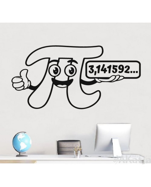 Liczba Pi- naklejka ścienna