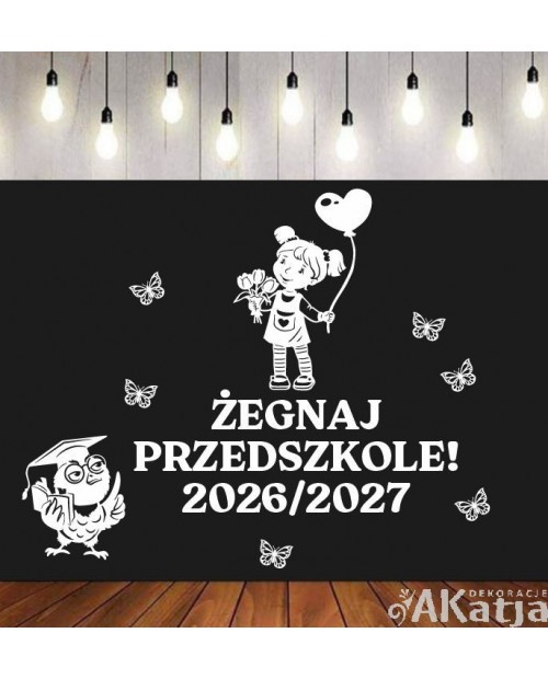 Zestaw Żegnaj Przedszkole- wycinanka z kartonu