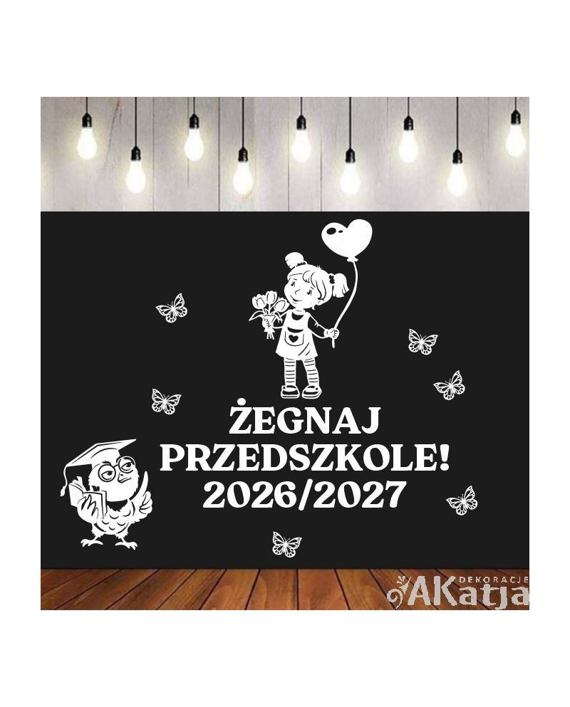 Zestaw Żegnaj Przedszkole- wycinanka z kartonu