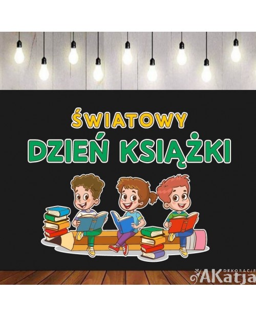 Światowy Dzień Książki- zestaw dekoracji do gazetek szkolnych