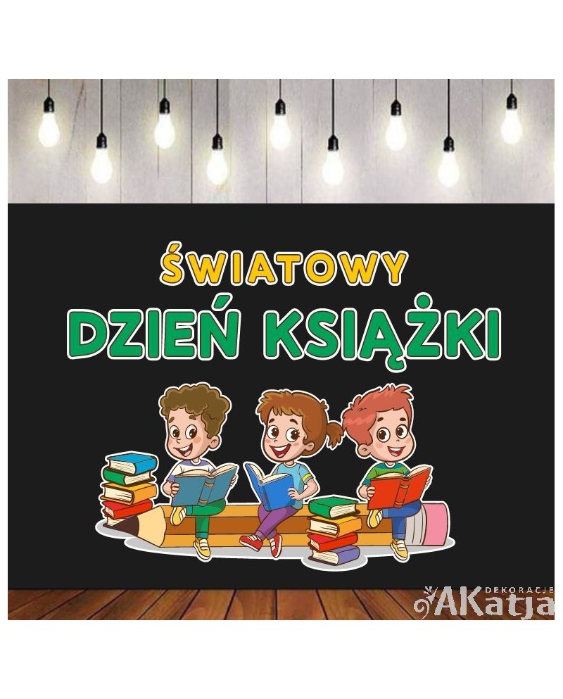 Światowy Dzień Książki- zestaw dekoracji do gazetek szkolnych
