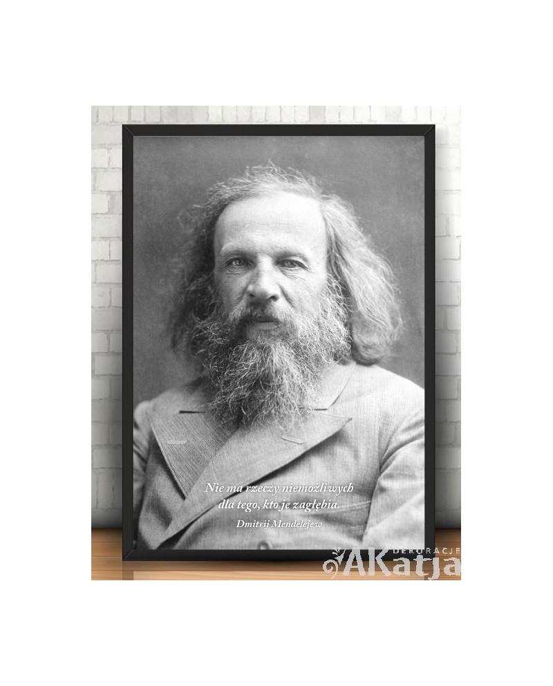 Plakat z napisem: Nie ma rzeczy niemożliwych dla tego, kto je zagłębia