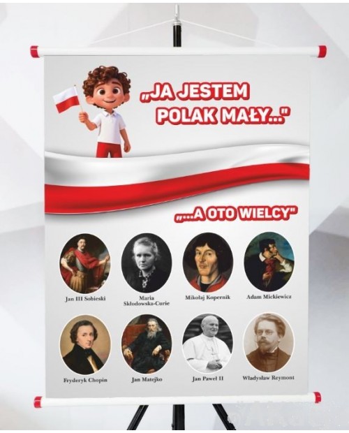 Plansza- Ja jestem Polak mały, a oto wielcy