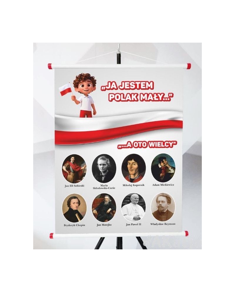 Plansza- Ja jestem Polak mały, a oto wielcy