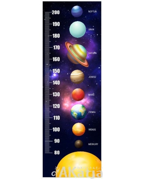 Miarka wzrostu- kosmos