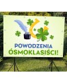 Powodzenia ósmoklasiści- baner do szkoły