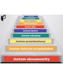 Naklejki na schody: Inspirujące stopnie