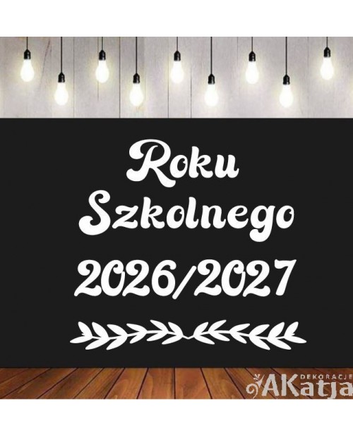 Rozpoczęcie Nowego Roku Szkolnego - wycinanka z kartonu