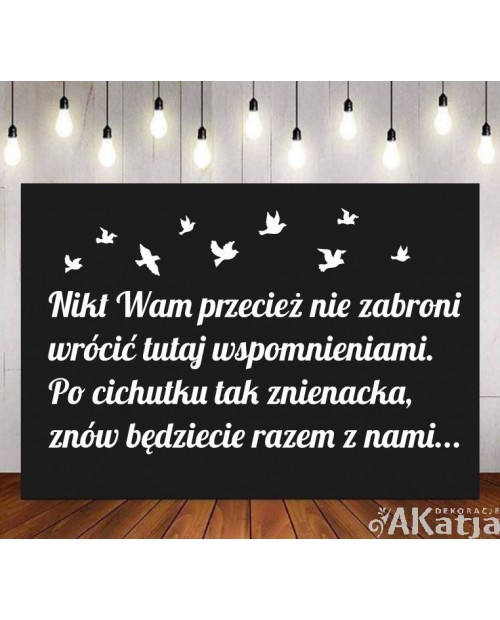 Zestaw: Nikt Wam przecież nie zabroni...- wycinanka z kartonu