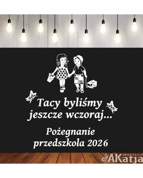 Zestaw: Tacy byliśmy jeszcze wczoraj...- wycinanka z kartonu