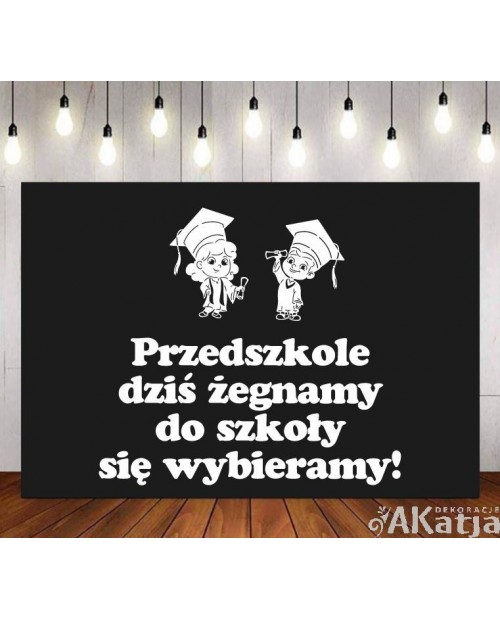 Zestaw: Przedszkole dziś żegnamy- wycinanka z kartonu