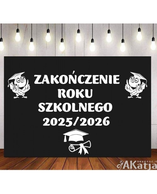 Zestaw: Zakończenie Roku Szkolnego - wycinanka z kartonu