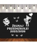 Zestaw Żegnaj Przedszkole- wycinanka z kartonu