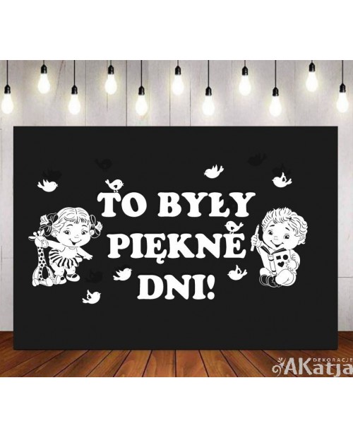 Zestaw: To były piękne dni - wycinanka z kartonu