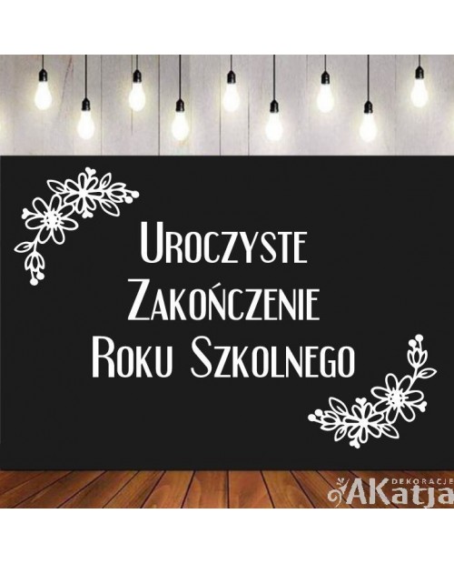 Uroczyste Zakończenie Roku Szkolnego- wycinanka z kartonu