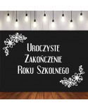 Uroczyste Zakończenie Roku Szkolnego- wycinanka z kartonu