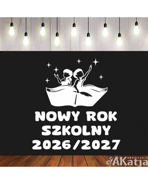 Nowy rok szkolny - wycinanka z kartonu