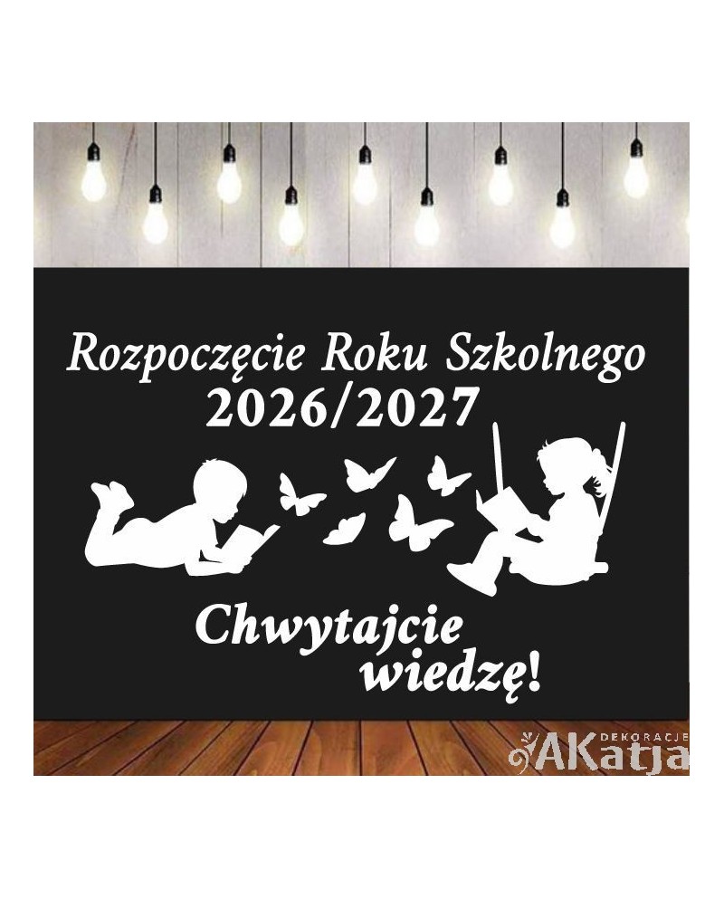 Rozpoczęcie Roku Szkolnego 2025/2026- wycinanka z kartonu