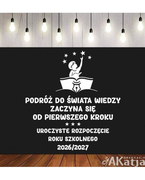 Podróż do świata wiedzy- wycinanka z kartonu