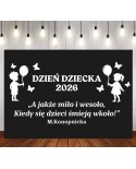 Dzień Dziecka: A jakże miło i wesoło... - wycinanka z kartonu