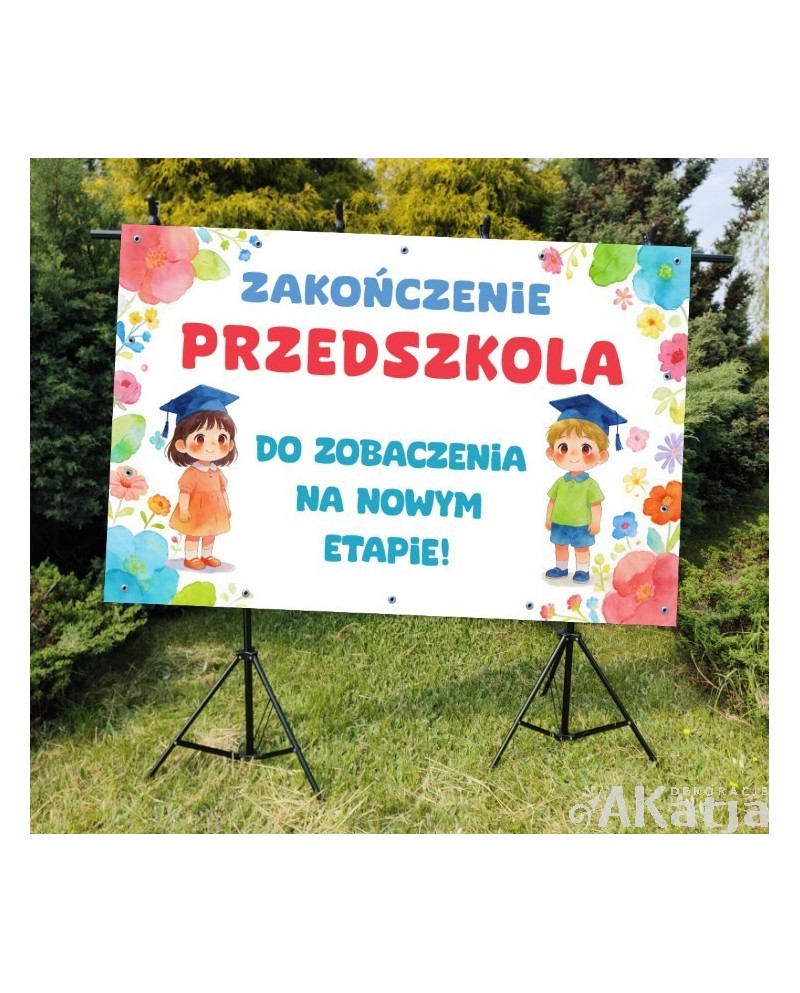Zakończenie przedszkola - Baner do przedszkola