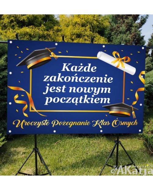 Uroczyste Pożegnanie Klas Ósmych - Baner do przedszkola