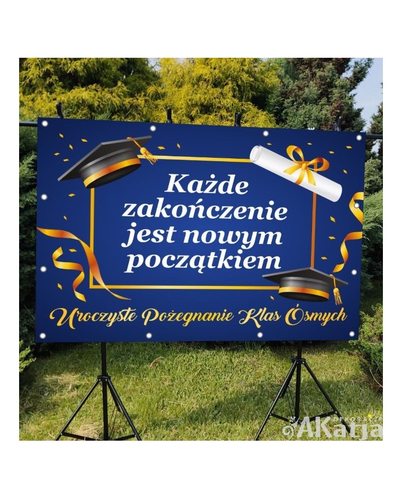 Uroczyste Pożegnanie Klas Ósmych - Baner do przedszkola