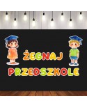Żegnaj przedszkole- zestaw dekoracji do gazetek szkolnych