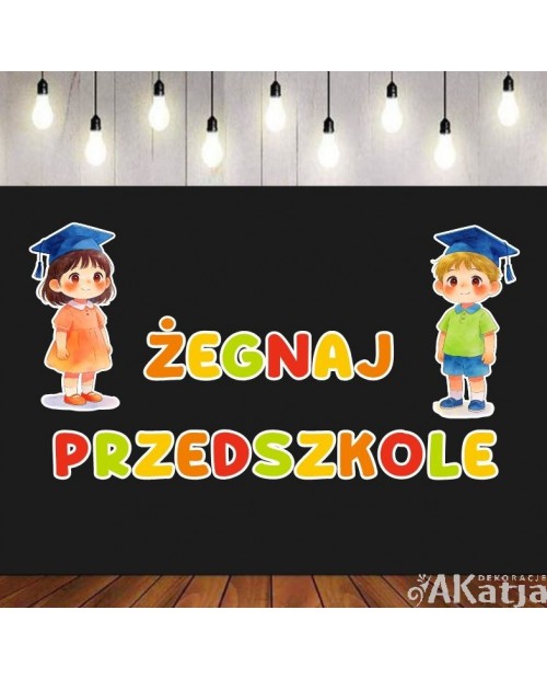 Żegnaj przedszkole- zestaw dekoracji do gazetek szkolnych