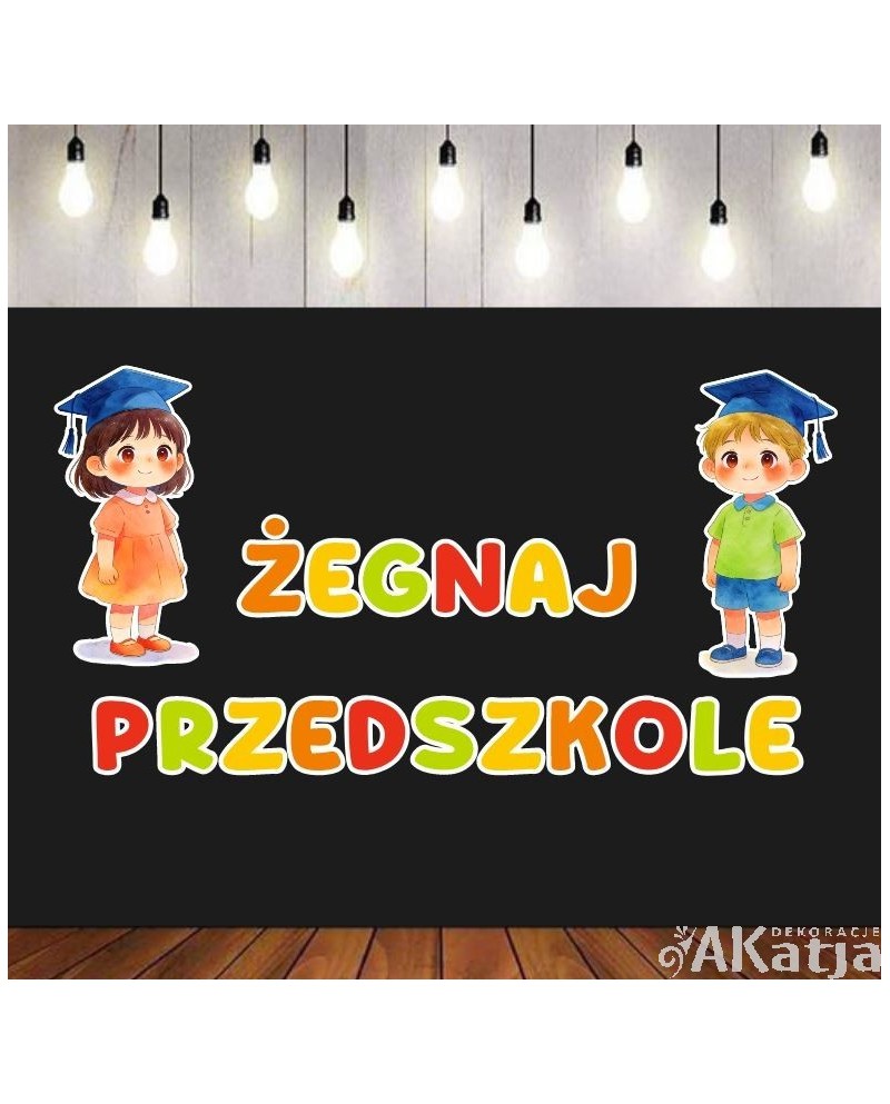 Żegnaj przedszkole- zestaw dekoracji do gazetek szkolnych