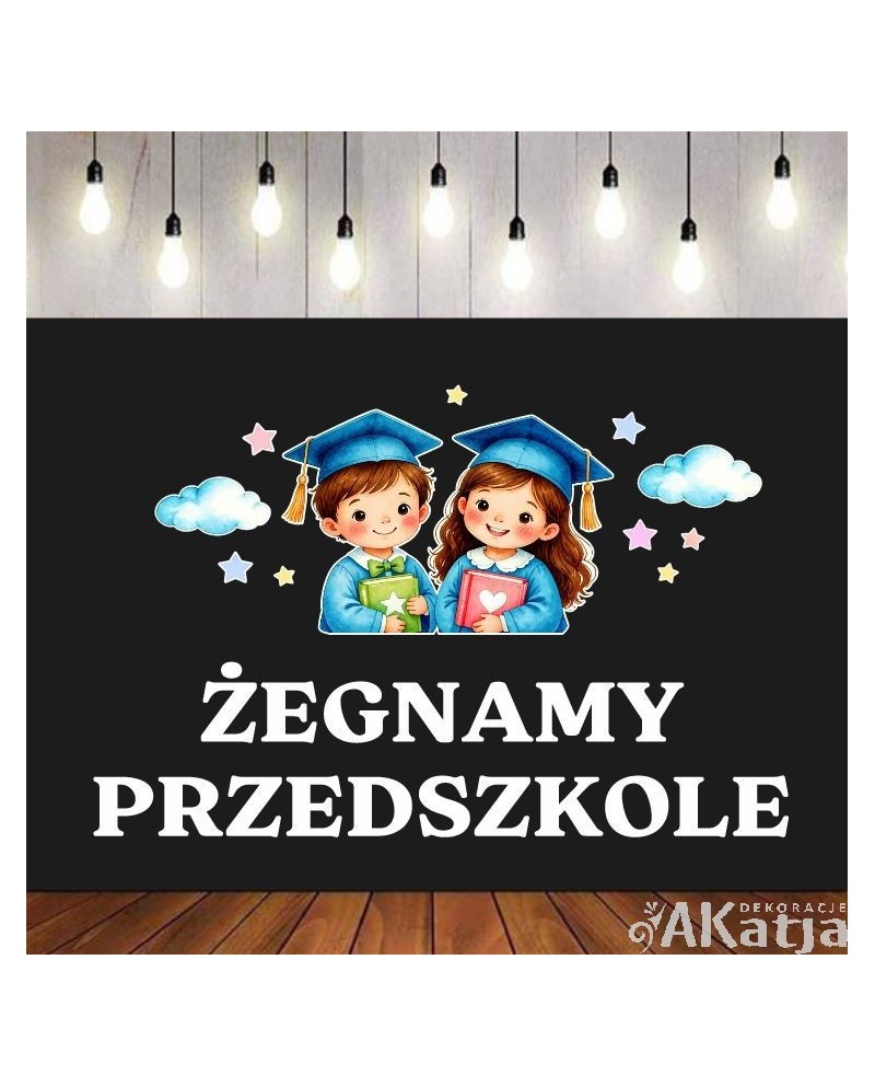 Żegnamy przedszkole- zestaw dekoracji do gazetek szkolnych