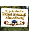 14 października Dzień Edukacji Narodowej - Baner do szkoły i przedszkola