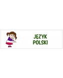 Tabliczka Szkolna na Drzwi Język Polski