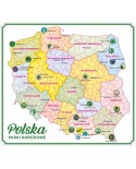 Naklejka Polska - Parki Narodowe