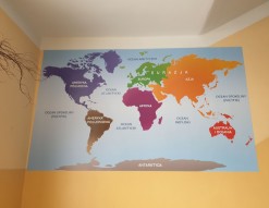 mapa kontynenty